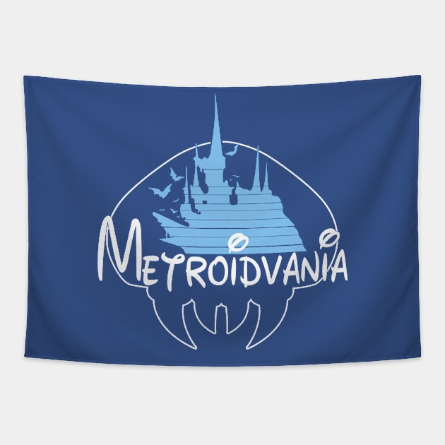 METROIDVANIA Tapestry by dankdesigns