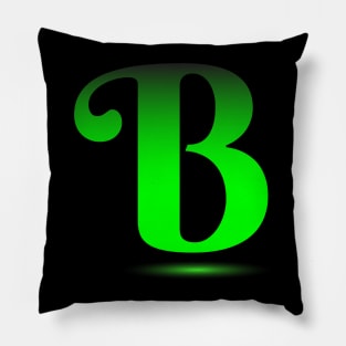 Letter B beautiful letters Pillow
