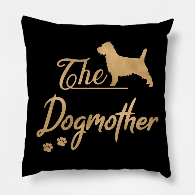 Cairn Terrier Dogmother, Dog Mom, Pillow by JollyMarten