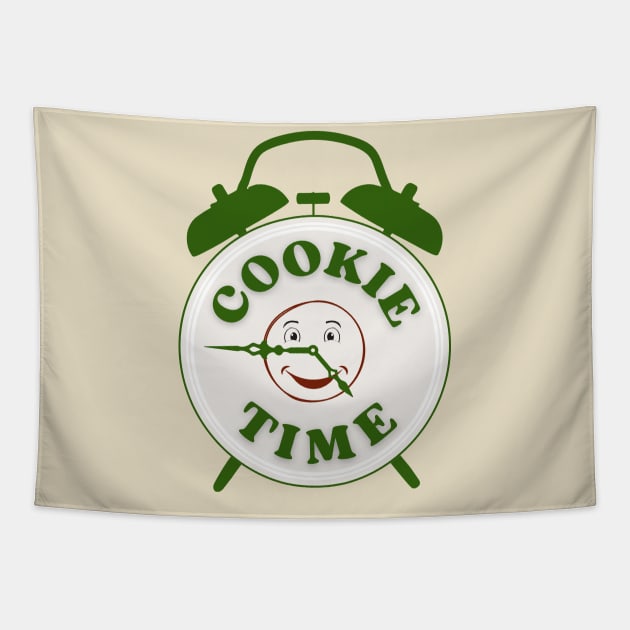 Friends Cookie Time clock Tapestry by Teessential