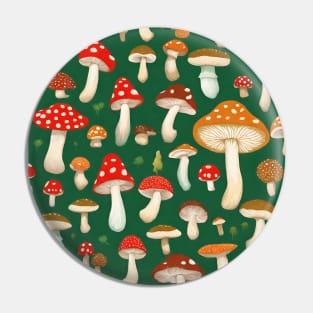 Multitude of Mushrooms Pin