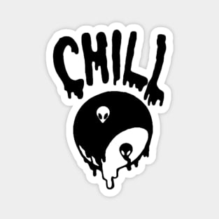 Far Out Chill Ying Yang Magnet