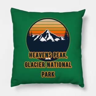 Heavens Peak, Glacier National Park Pillow