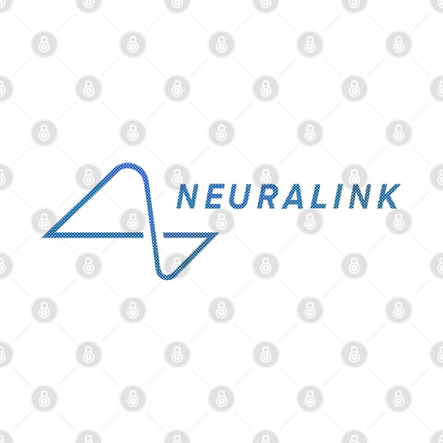 Neuralink Future Logo Elon Musk Company Brain Implant by labstud