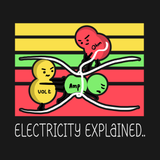 electricity explained funny T-Shirt