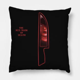 The Red Mask Of Death Pillow