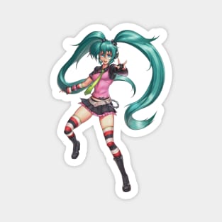 Punk Hatsune Miku Magnet