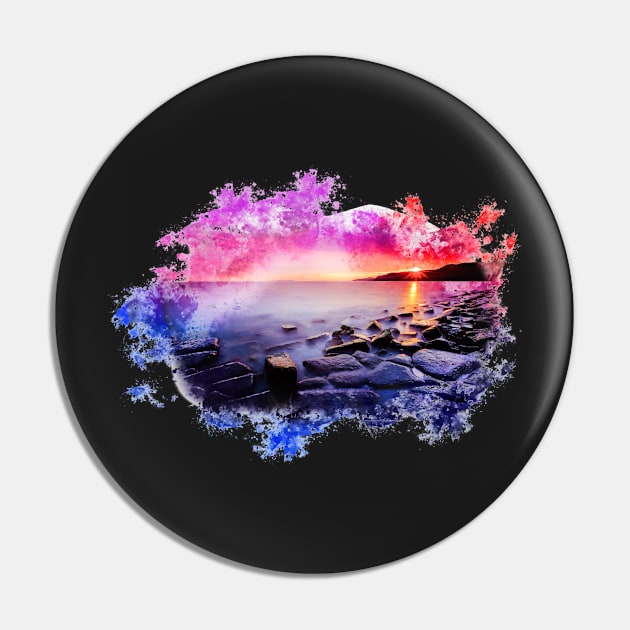 Lake Painting Pin by TortillaChief