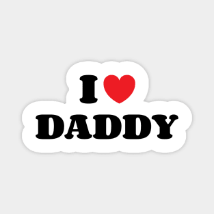 I Heart Daddy Magnet