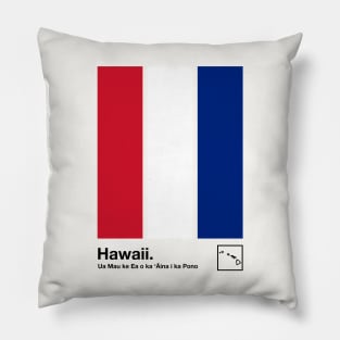 Hawaii  // Original Minimalist Artwork Poster Design Pillow