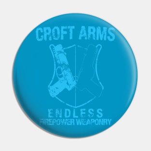 Croft Arms - Light Blue Pin