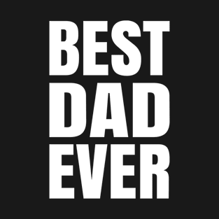 BEST DAD EVER ANTON BLACK Print T-Shirt