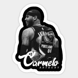 Carmelo Anthony Jersey Sticker for Sale by designsheaven