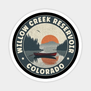 Willow Creek Reservoir Colorado Sunset Magnet