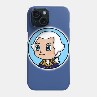 Chibi George Washington - Patriot Portrait Phone Case