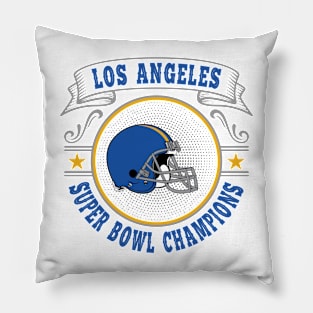 La Rams Super Bowl Champions Pillow