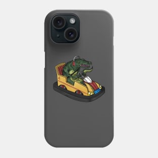 Crocodile in bumper car Phone Case