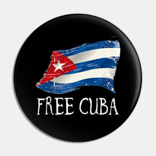 Free Cuba Pin