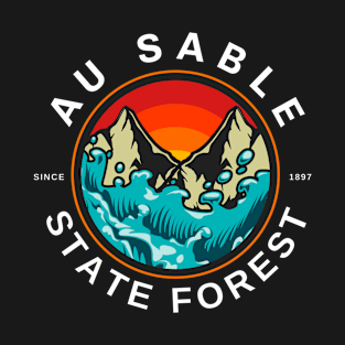 Au Sable State Forest Michigan T-Shirt