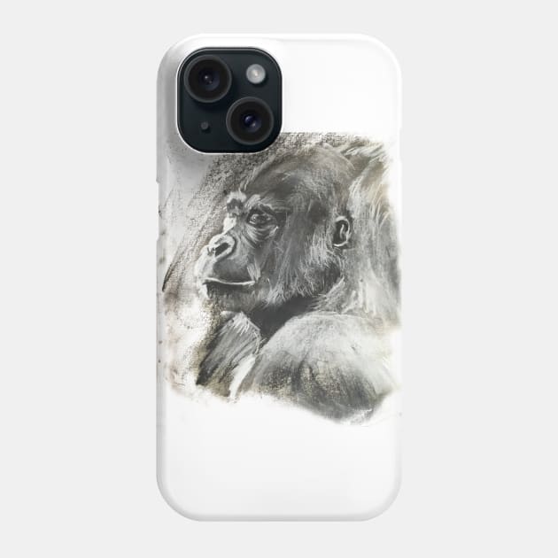 Gorilla Phone Case by David1Brand