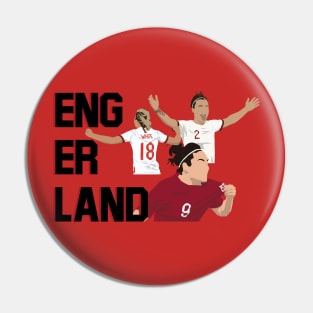 England Womens Football Pin