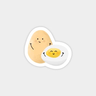 Cute Little Happy Eggs Magnet