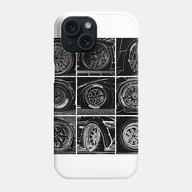 Wheels Phone Case by Angel King Design