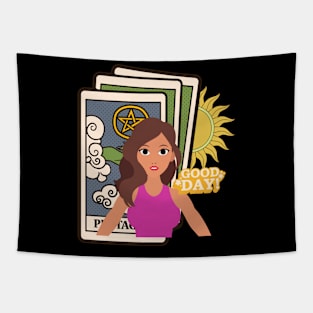 Tarot Girl Tapestry