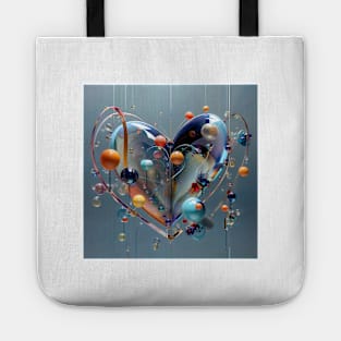 Scene with glass heart Tote