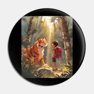 Calvin and Hobbes Emotion Pin