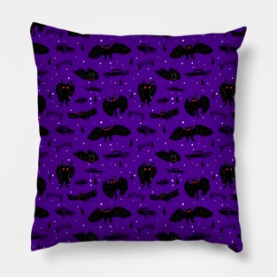 Mothman Point Pleasant Pattern Design Edit Pillow