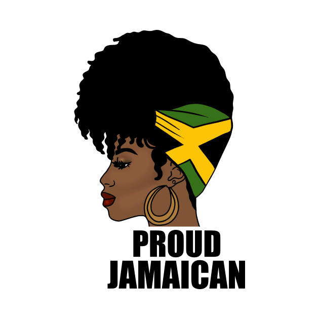 Jamaica Flag, Proud Jamaican Woman, Jamaica Flag, Afro Rasta by dukito