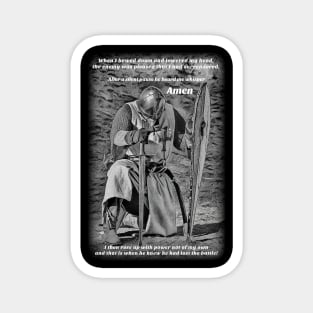 Prayer warrior Magnet