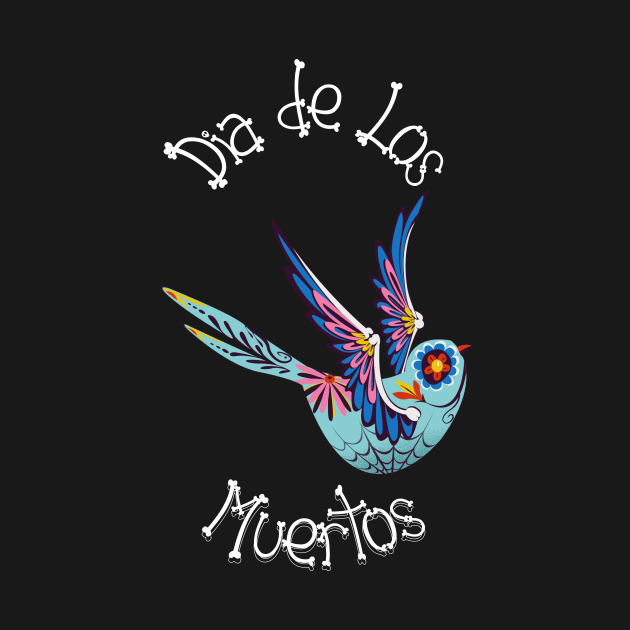 Dia de los Muertos- Sugar Candy Bird by Rude Bee