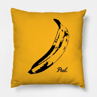 Banana Warhol Peel Pillow