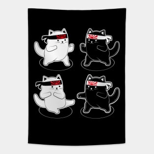 Karate Cat Tapestry