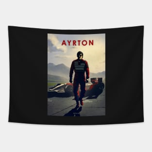 Ayrton Senna - Maclaren MP4 /68 - Evil Dead - Car Legends Tapestry