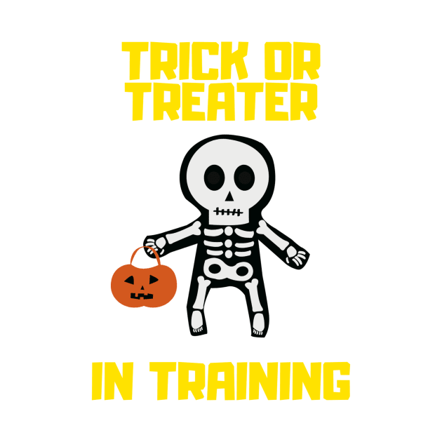 Trick or Treater in Training Halloween Apparel by Topher's Emporium