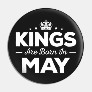 Kings Are Born In May Pin