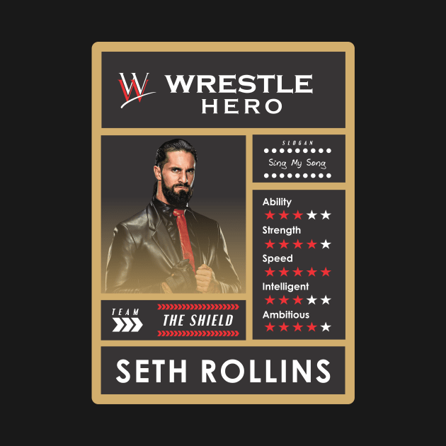 wwe card seth rollins by Kevindoa