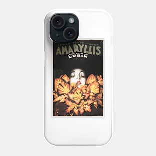 AMARYLLIS LUBIN Flower Lady Soap Vintage Cosmetics Advertisement by Achille Mauzan Phone Case