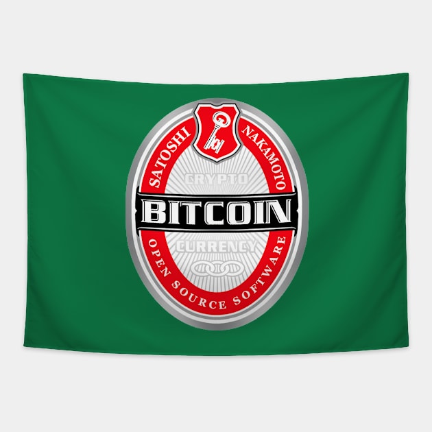 Bitcoin Becks Tapestry by phneep