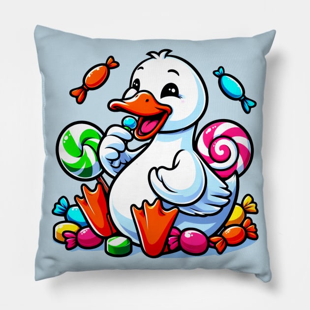 Lovable Duck Pillow by NayaRara