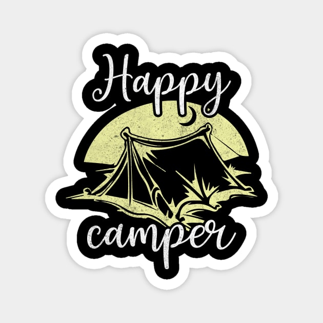 Happy Camper Magnet by The WYLD Tribe