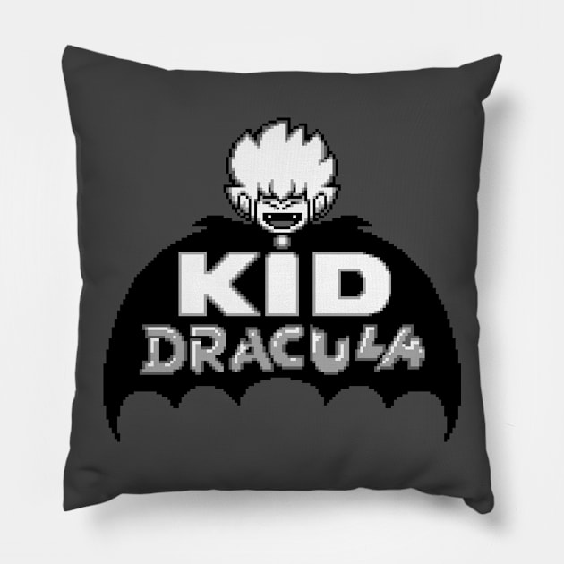 Kid Dracula Pillow by Quillix