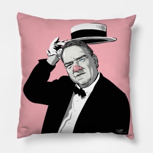 W. C. Fields - An illustration by Paul Cemmick Pillow