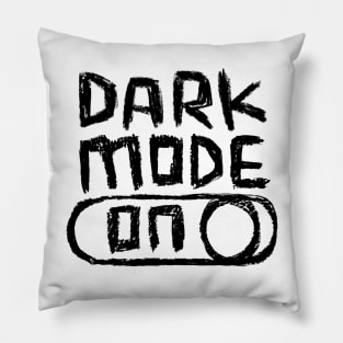 Dark Mode ON for Darkie Pillow
