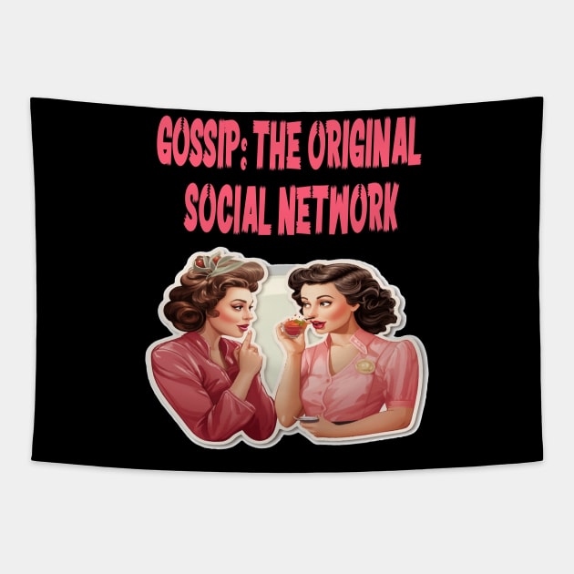 Gossip: The original social network Tapestry by ArtfulDesign