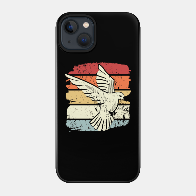 Pigeon Retro Vintage - Pigeon - Phone Case