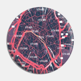Paris colour map Pin